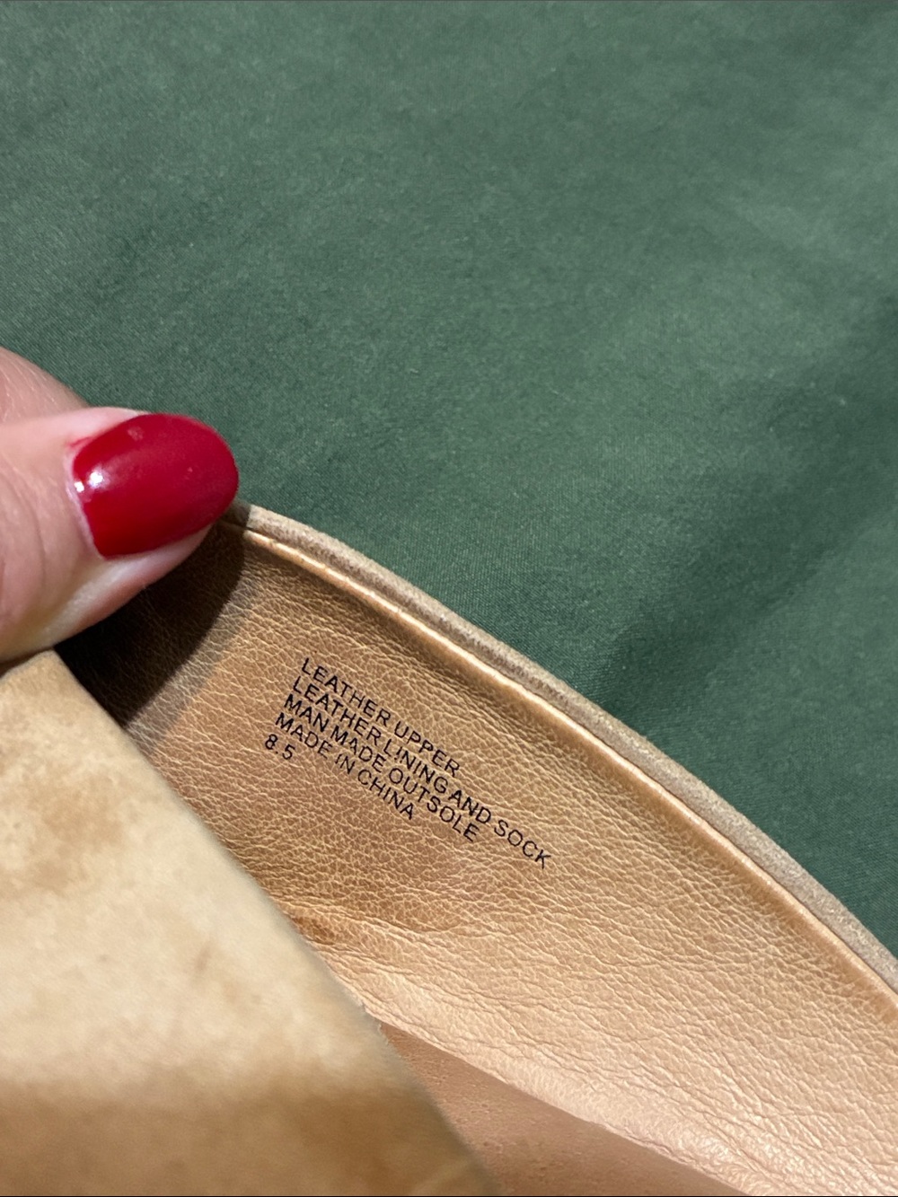 Birdies Camel Suede Pointed Slip-On Mules - Picture 2 of 9